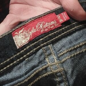 Vintage Apple Bottoms Dark Blue Denim Jeans,9/10